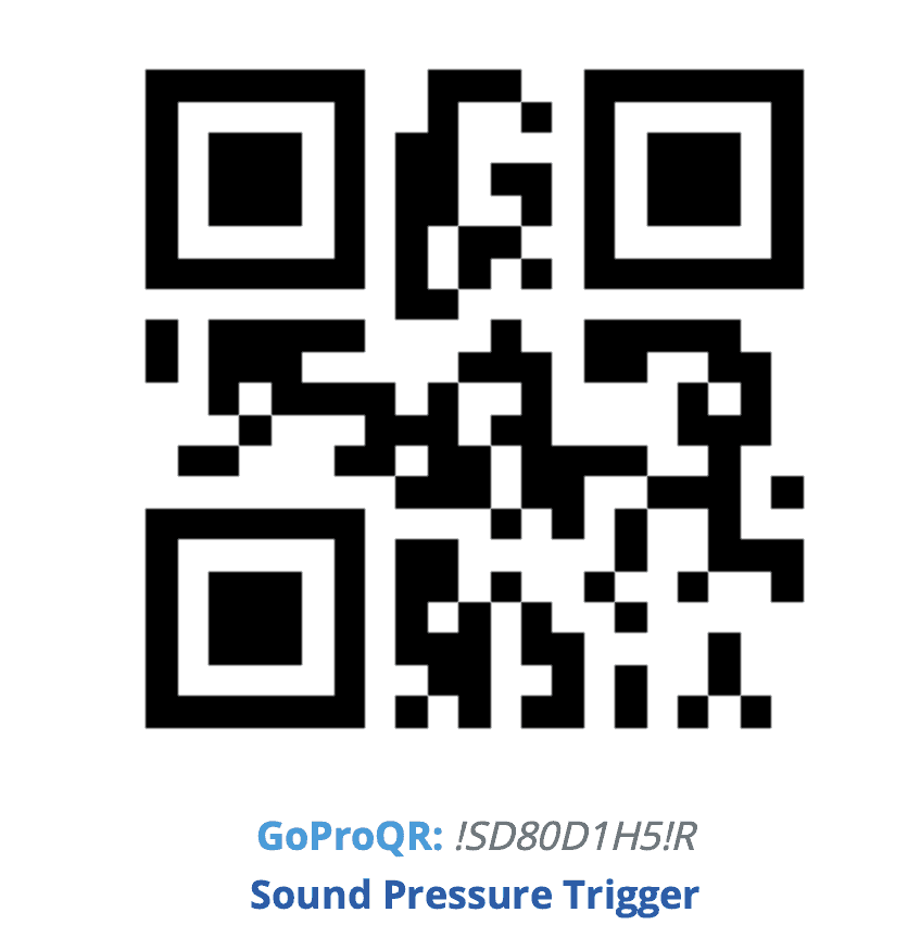 GoPro Labs QR-kod - Sound Pressure Trigger